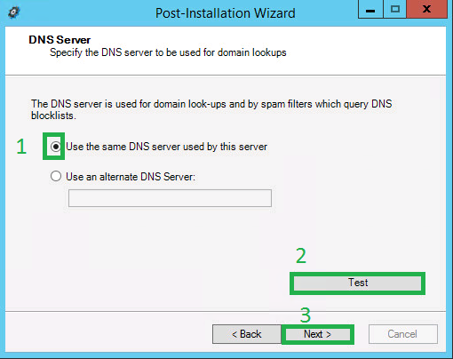 mailessentials web port number used by another web site